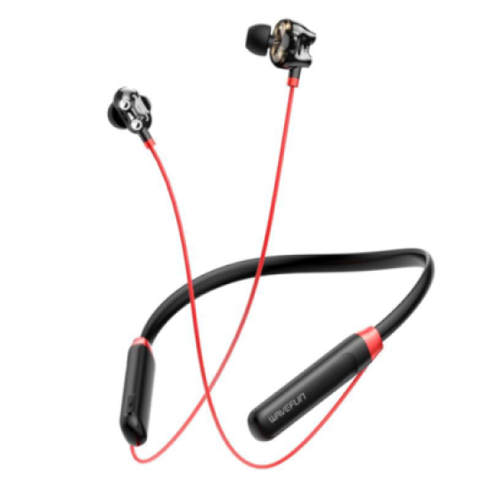 Wavefun Flex U Dual Dynamic Speaker Wireless Neckband Earphone Wavefun Flex U Dual Dynamic Speaker Wireless Neckband Earphone