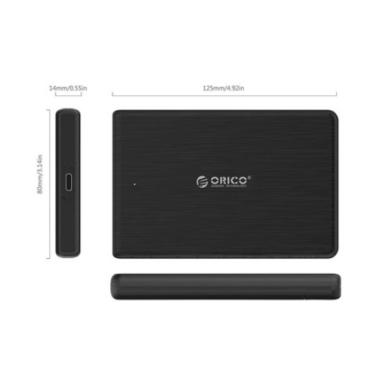 ORICO 2.5 INCH TYPE C HARD DRIVE ENCLOSURE (2189C3) ORICO 2.5 INCH TYPE C HARD DRIVE ENCLOSURE (2189C3)
