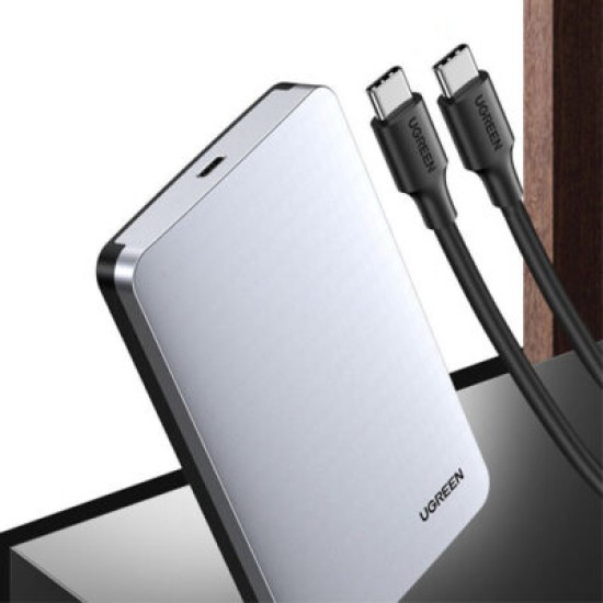 UGREEN HDD ENCLOSURE 2.5 SATA TO USB C 3.1 GEN 2 (70499) UGREEN HDD ENCLOSURE 2.5 SATA TO USB C 3.1 GEN 2 (70499)