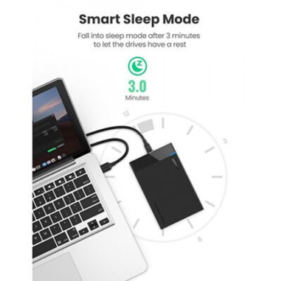 UGREEN USB C 2.5 INCH SATA III HARD DRIVE ENCLOSURE (50743)