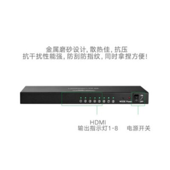 UGREEN 1×8 HDMI SPLITTER (40203) UGREEN 1×8 HDMI SPLITTER (40203)