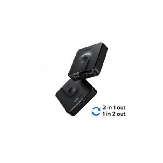  UGREEN 2PORT HDMI SWITCHER / SPLITTER 50966 BLACK