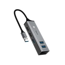 Baseus Cube USB to USB 3.0*3 +USB2.0 *2 HUB Adapter