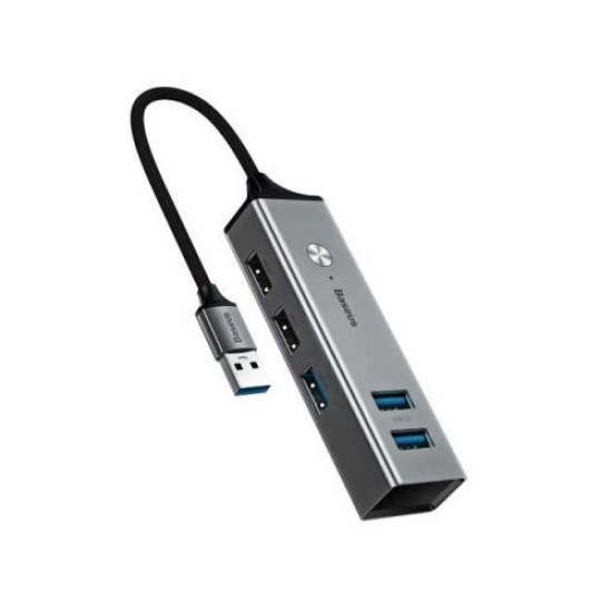 Baseus Cube USB to USB 3.0*3 +USB2.0 *2 HUB Adapter