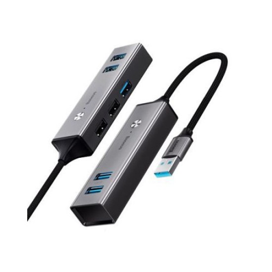 Baseus Cube USB to USB 3.0*3 +USB2.0 *2 HUB Adapter