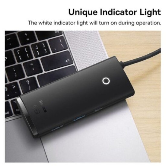 BASEUS LITE SERIES 5 IN 1 TYPE C HUB DOCKING STATION