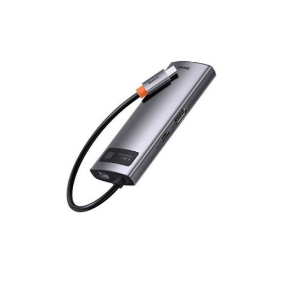 Baseus Metal Gleam Series 6-in-1 Multifunctional Type-C HUB Docking Station CAHUB-CW0G Baseus Metal Gleam Series 6-in-1 Multifunctional Type-C HUB Docking Station CAHUB-CW0G
