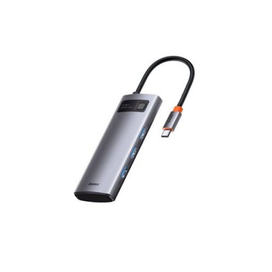 Baseus Metal Gleam Series 5-in-1 Multifunctional Type-C HUB Docking Station CAHUB-CX0G