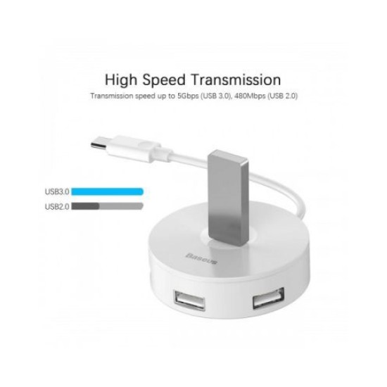 Baseus Round Box 4 Port Hub Adapter