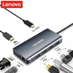 Lenovo LX0808 Multifunctional 8-in-1 Type-C Hub Docking Station