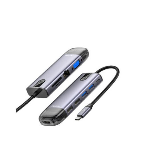 Mcdodo HU-7420 Type-C 10 in 1 Portable HUB Mcdodo HU-7420 Type-C 10 in 1 Portable HUB