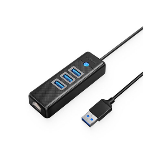 ORICO USB TO 3 PORT USB HUB+LAN(PW3UR-U3)
