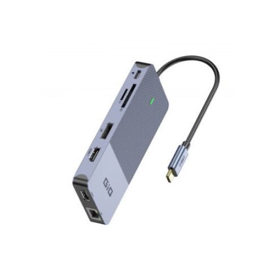 QGEEM GIQ 11-IN-1 4K USB-C DISPLAY LINK DOCKING STATION (D6906P)