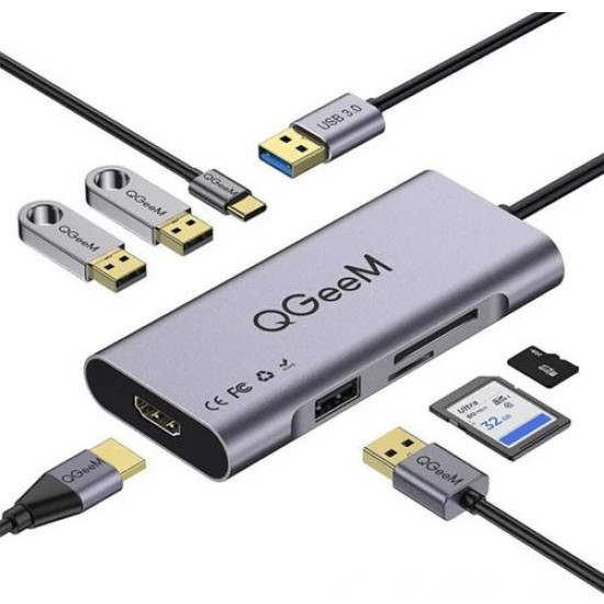 QGEEM USB A DOCKING STATION (QG-UH07-A)