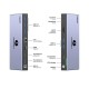 QGEEM TB4 PRO 15-IN-1 THUNDERBOLT 4 DOCKING STATION QGEEM TB4 PRO 15-IN-1 THUNDERBOLT 4 DOCKING STATION