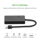UGREEN 3PORT USB 2.0 HUB WITH EXTERNAL STEREO SOUND ADAPTER (30421)