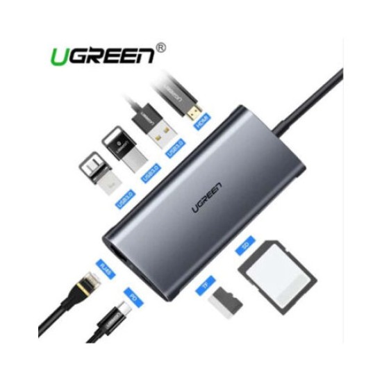 UGREEN 8-IN-1 USB-C MULTIFUNCTION HUB CM121 (50538)