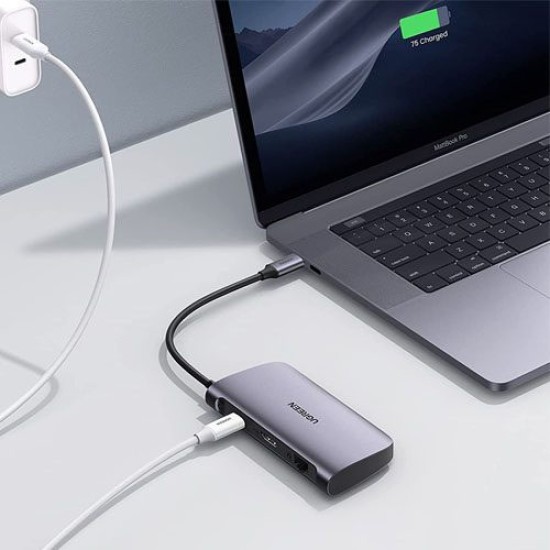 UGREEN 7-IN-1 USB-C MULTIFUNCTION DOCKING STATION CM212 (50852)