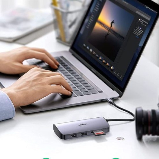 UGREEN 7-IN-1 USB-C MULTIFUNCTION DOCKING STATION CM212 (50852)
