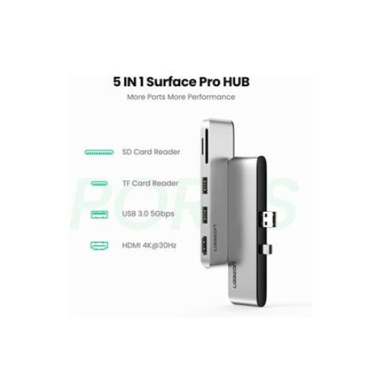 UGREEN SURFACE PRO 6 5 4 DOCKING STATION 5 IN 1 (70338)