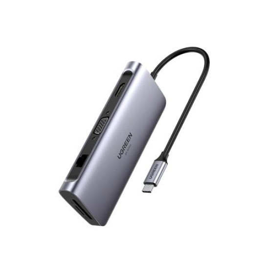 UGREEN USB-C 9-IN-1 4K@60Hz MULTIFUNCTION HUB (70490) UGREEN USB-C 9-IN-1 4K@60Hz MULTIFUNCTION HUB (70490)