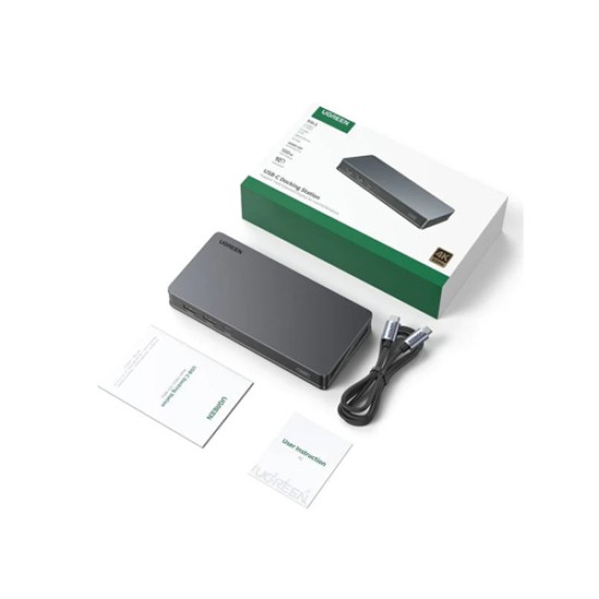 UGREEN REVODOK PRO 9-IN-1 4K HDMI UNIVERSAL DISPLAYLINK  DOCKING STATION (90912)