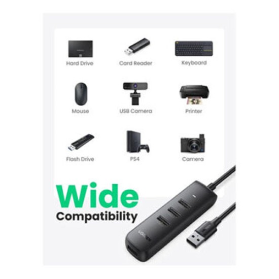 UGREEN 4PORT POWERED USB 3.0 HUB (10915)