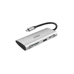 WIWU ALPHA A731HP 7 IN 1 TYPE C MULTIFUNCTION HUB