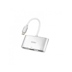 WIWU ALPHA C2H 3 IN 1 TYPE C MULTIFUNCTION HUB