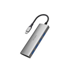 WIWU A440 ALPHA 4 IN 1 TYPE C TO 4PORT USB 3.0 HUB 