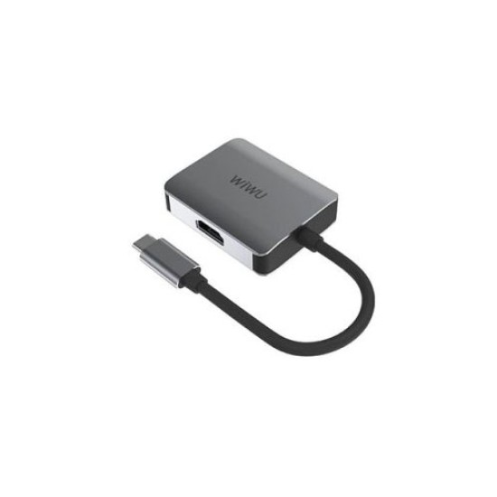 WIWU ALPHA TYPE C TO HDMI & VGA CONVERTER WIWU ALPHA TYPE C TO HDMI & VGA CONVERTER