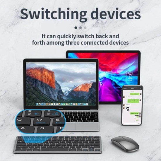 COTEetCI Wireless Mouse & Keyboard Set Dual Mode (84006)