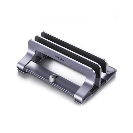 UGREEN ALUMINUM VERTICAL LAPTOP STAND DUAL SLOTS (60643)