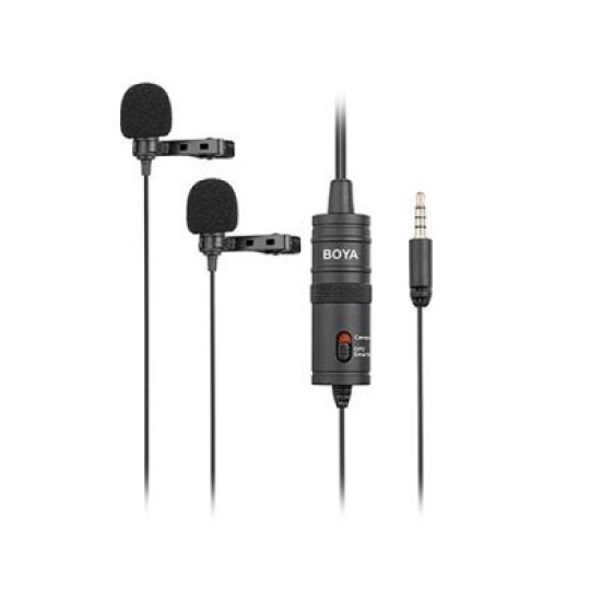 BOYA BY-M1DM Dual Omni-directional Lavalier Mic