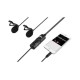 BOYA BY-M1DM Dual Omni-directional Lavalier Mic