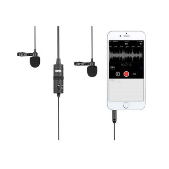 BOYA BY-M1DM Dual Omni-directional Lavalier Mic