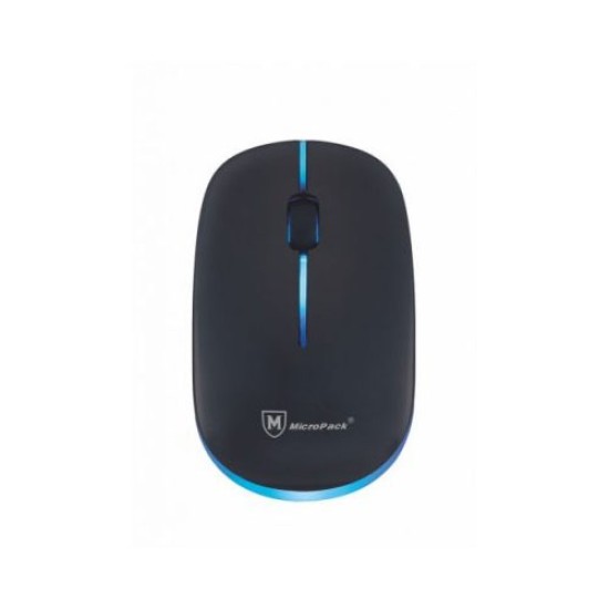 Micropack MP-216 Black Rainbow Breathing LED USB Mouse