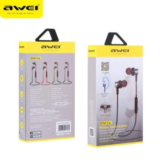 AWEI B923BL Magnetic Wireless Earphones Sports Bluetooth Earphone