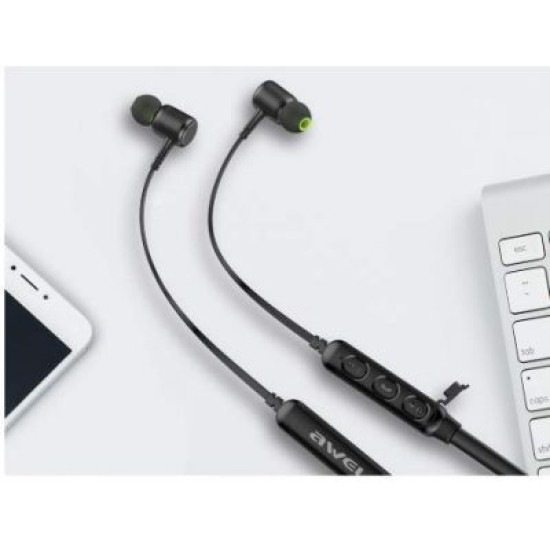 Awei G20BL Sports Bluetooth Earphone with Magnetic Adsorption Earbuds