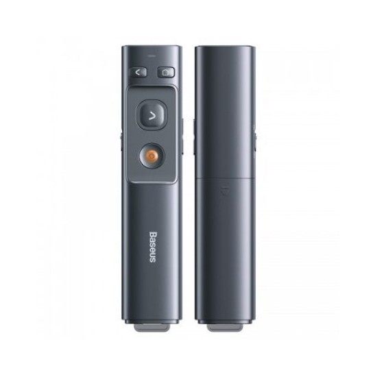 Baseus ACFYB-0G Orange Dot Wireless Presenter Red Laser Grey
