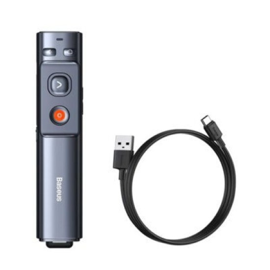 BASEUS ORANGE DOT WIRELESS PRESENTER (GREEN LASER) WKCD010013