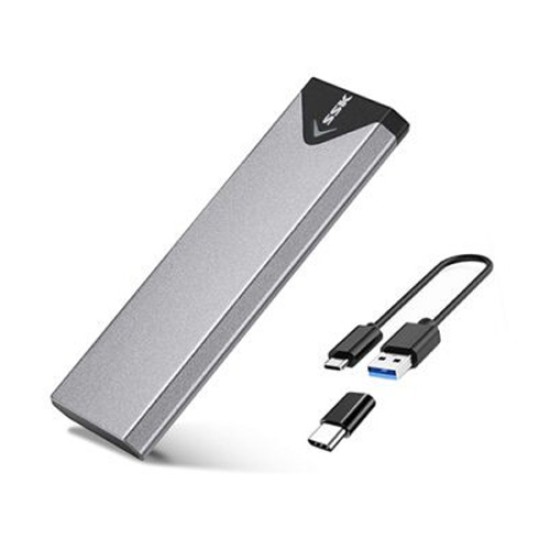SSK C321 Aluminum USB 3.1 to M.2 GEN-1 Enclosure Adapter SSK C321 Aluminum USB 3.1 to M.2 GEN-1 Enclosure Adapter