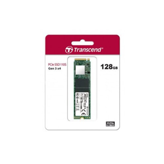 Transcend 110S 128GB M.2 2280 (M-Key) PCIe Gen3x4 SSD Drive