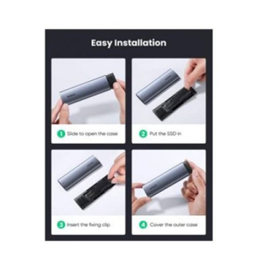 UGREEN M.2 SSD ENCLOSURE M-KEY M + B-KEY CM400 (10903) UGREEN M.2 SSD ENCLOSURE M-KEY M + B-KEY CM400 (10903)