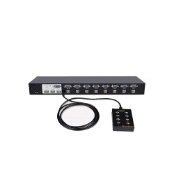 FJGEAR FJ-108UK 4K VGA 8 PORT KVM SWITCH
