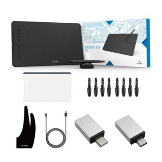 XP-Pen Deco 01 V2 Digital Drawing Graphics Tablet
