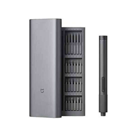 Xiaomi Mijia Electrical Precision Screwdriver Kit 2 Gear Torque 400 Screw 1 Type-C Rechargeable Magnetic Aluminum Case Box