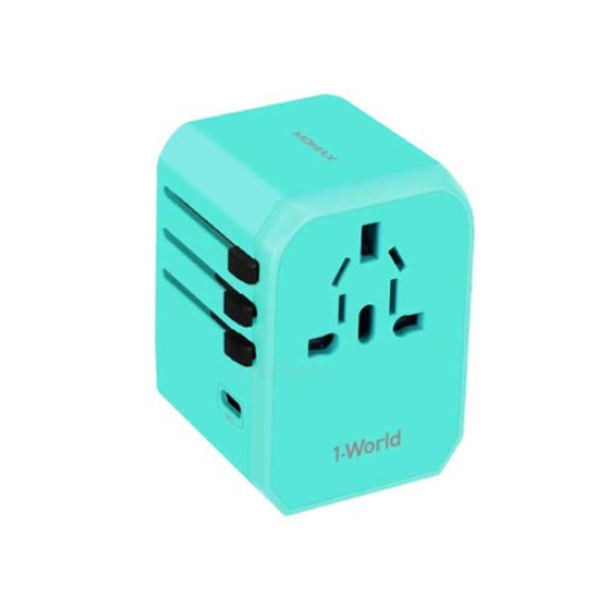 Momex 1-World USB-C + 4 USB Travel Socket (UA5)